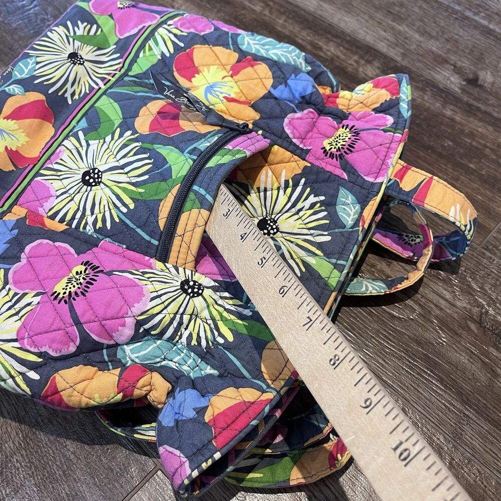 Vera Bradley Jazzy Blooms Bag Medium Floral Shoulder Double Strap Purse Tote - Picture 5 of 9